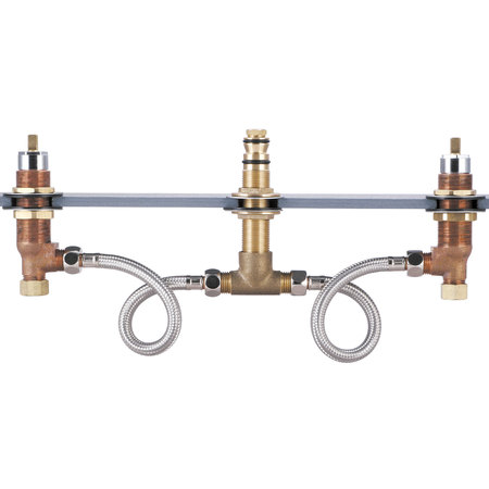 OLYMPIA FAUCETS Two Handle Roman Tub Valve Set, IPS, Cooper Sweat, Brass P-1131B